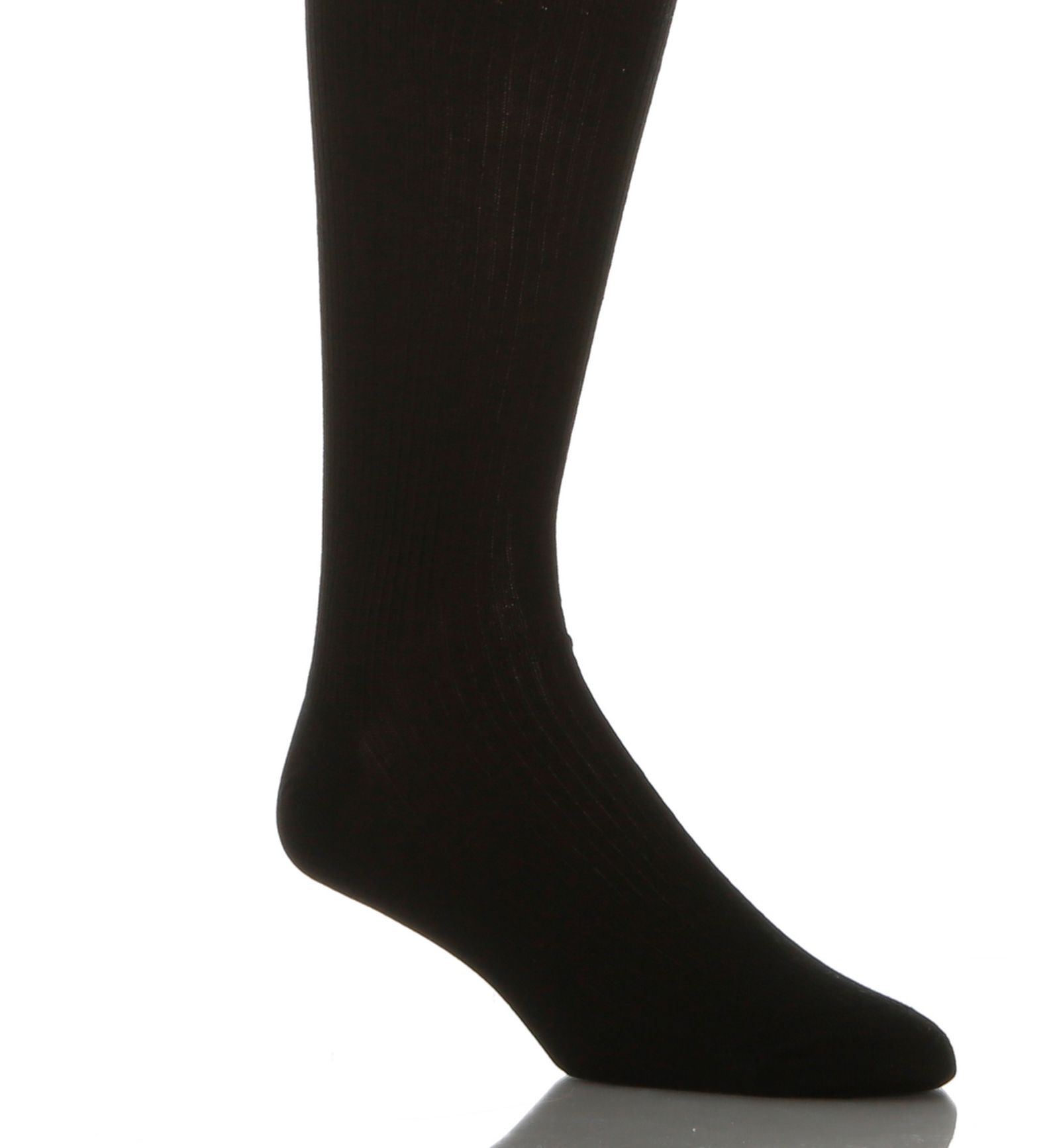 Calvin Klein Men's Non-Binding Dress Sock in Black (ACM170) | HisRoom.com