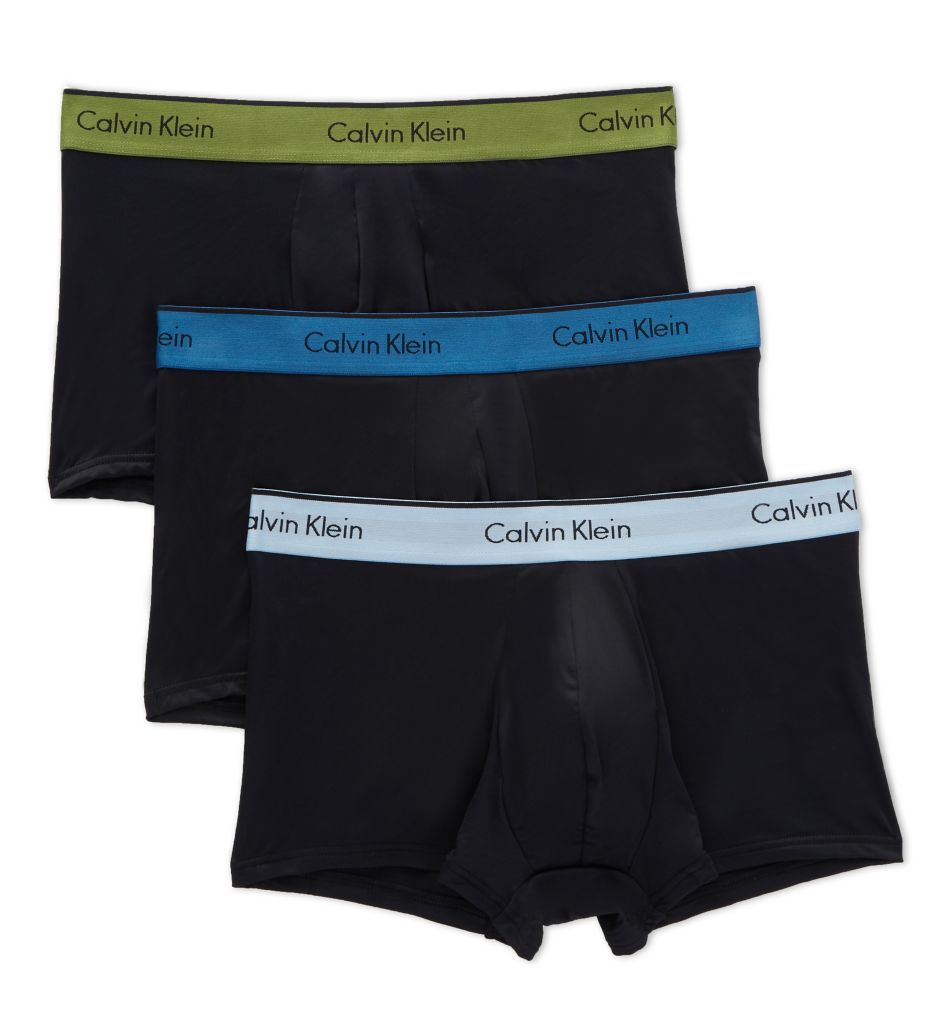 Calvin Klein NB1289 Microfiber Stretch Low Rise Trunks - 3 Pack | eBay