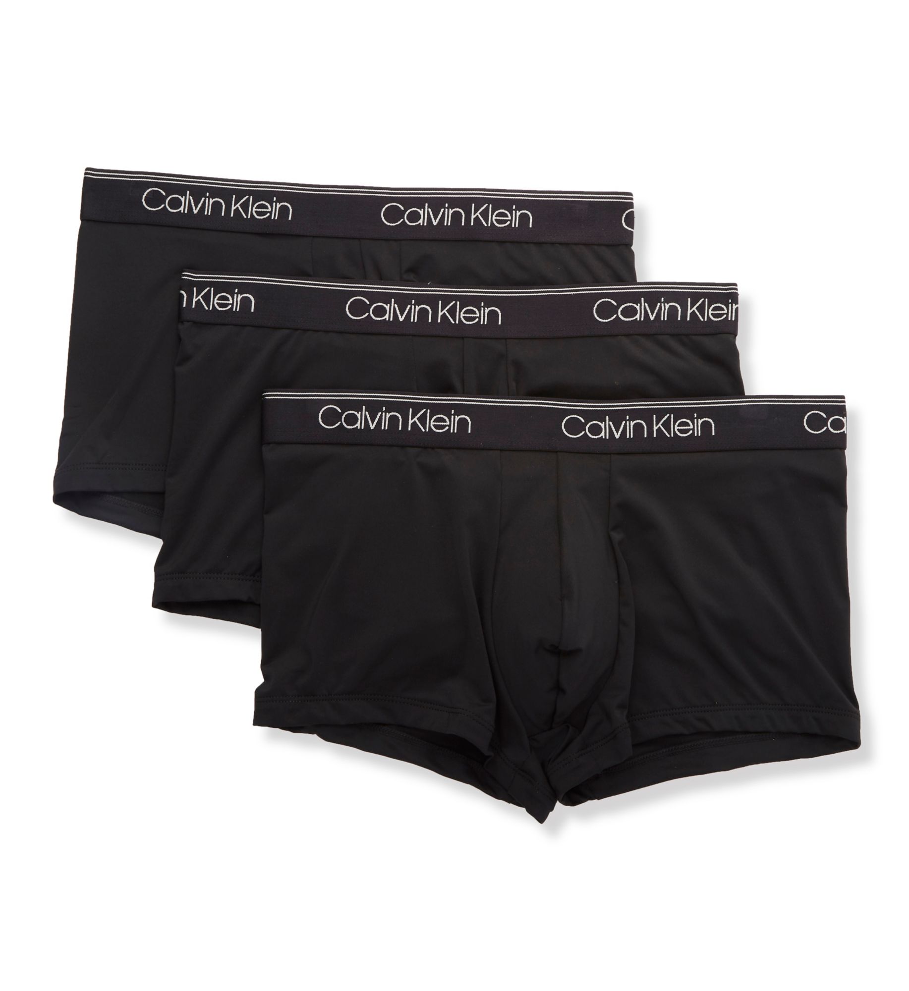 Calvin Klein Men's Micro Stretch Low Rise Trunk in Black (NB2569) | Size XL | HisRoom.com
