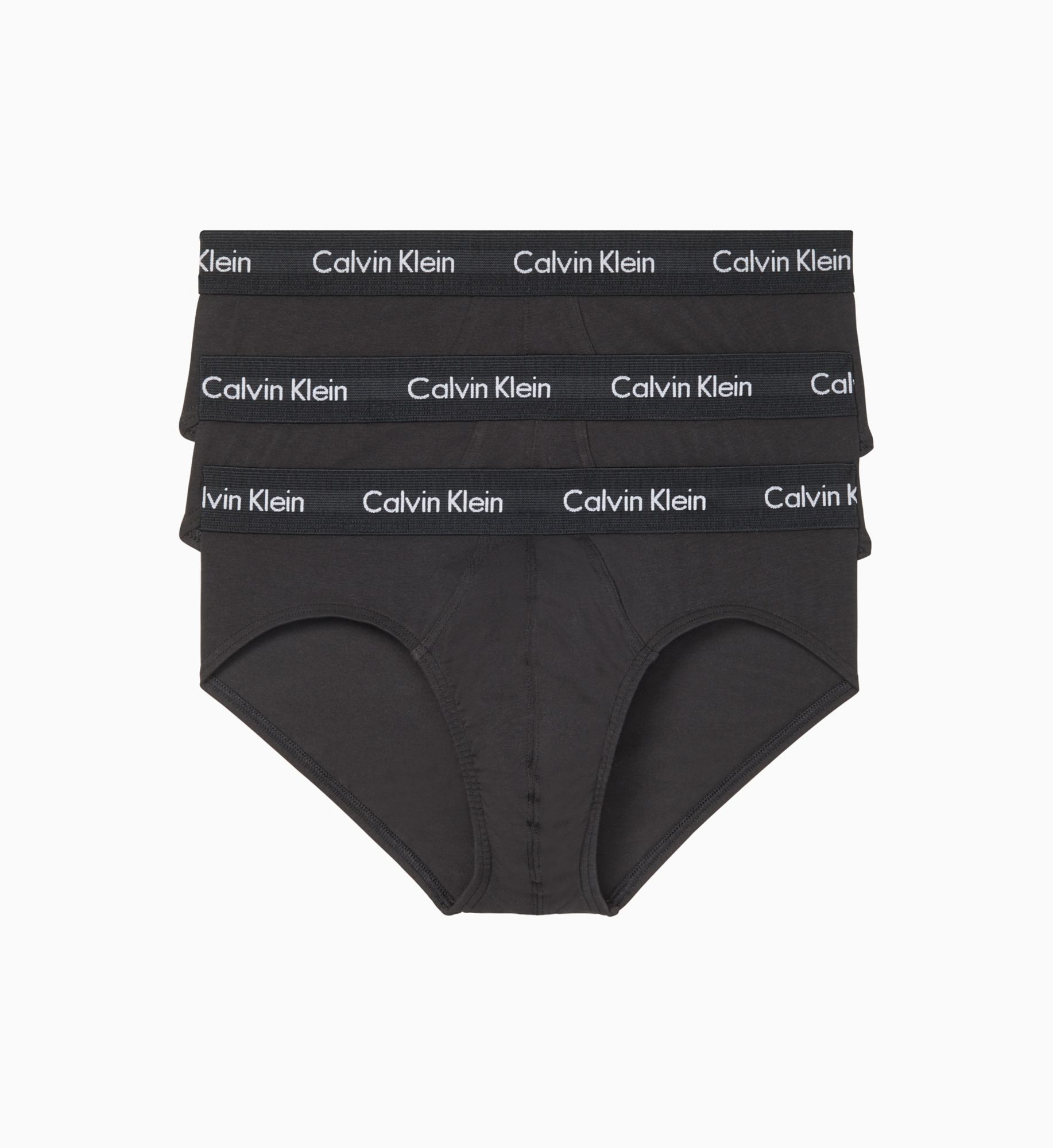 Calvin Klein Men's Cotton Stretch Hip Brief in Black (NB2613) | Size XL | HisRoom.com