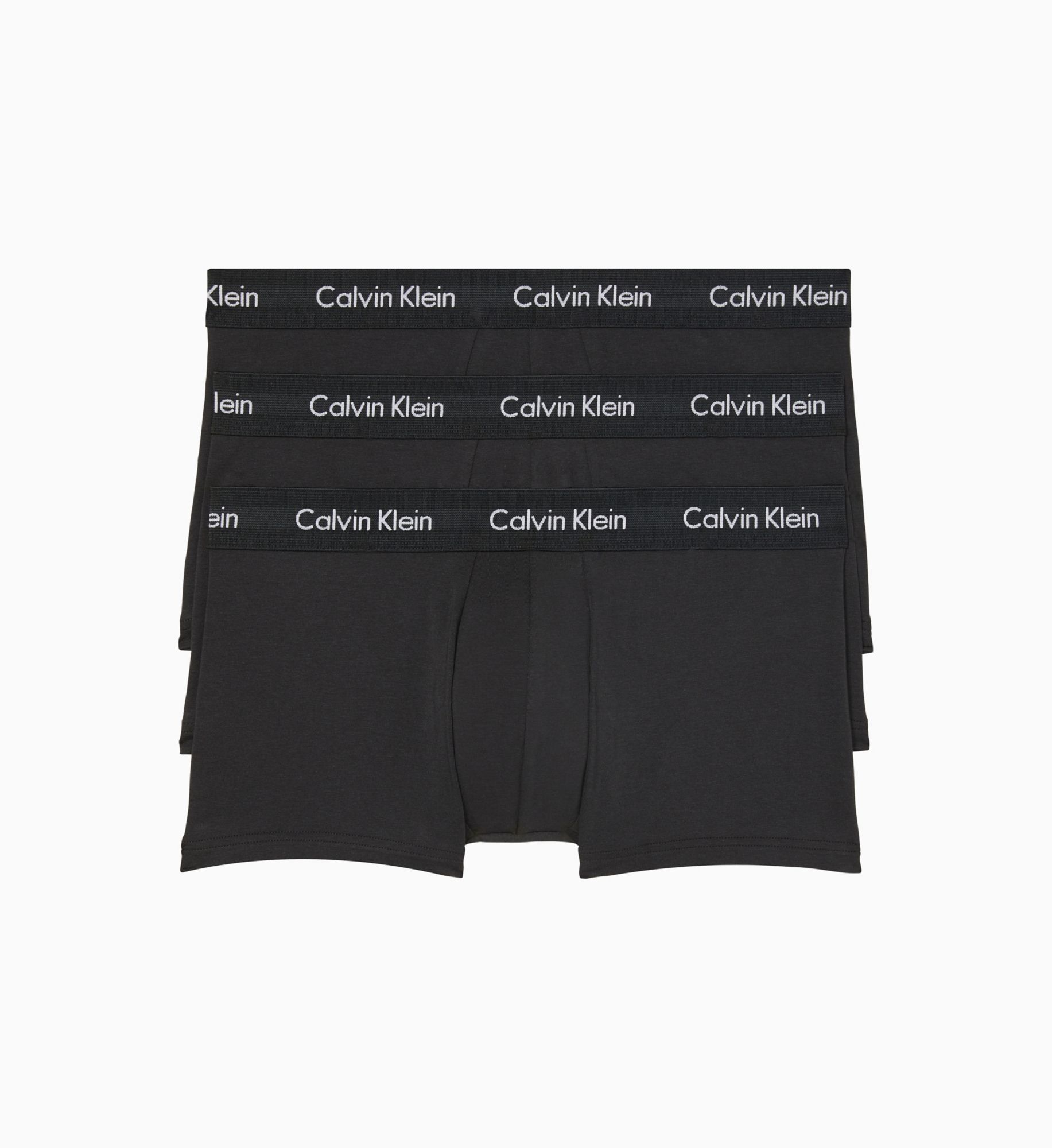 Calvin Klein Men's Cotton Stretch Low Rise Trunk in Black (NB2614) | Size Small | HisRoom.com