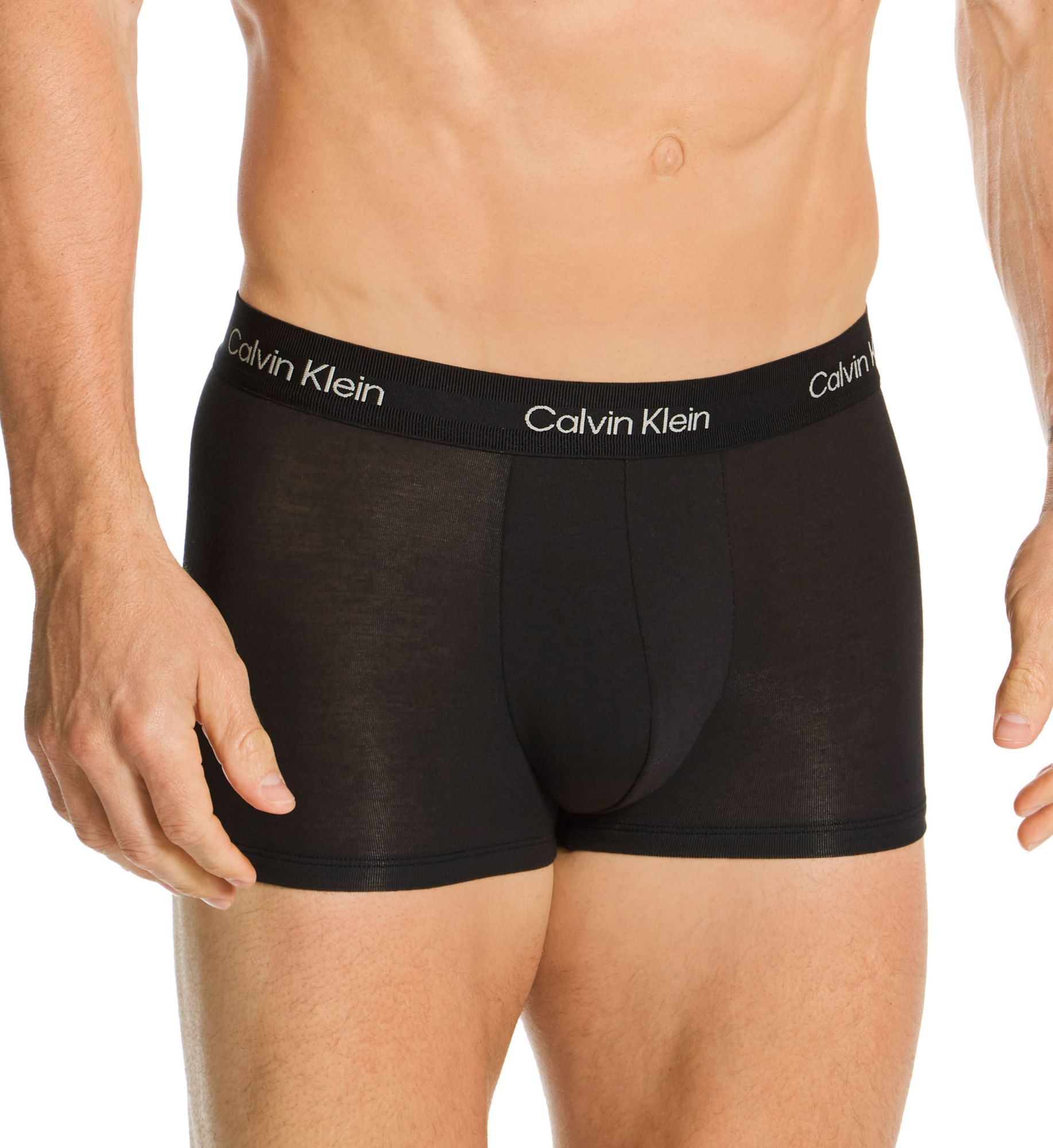 Calvin Klein Men's Ultra Soft Modal Trunk in Black (NB2986) | Size Medium | HisRoom.com