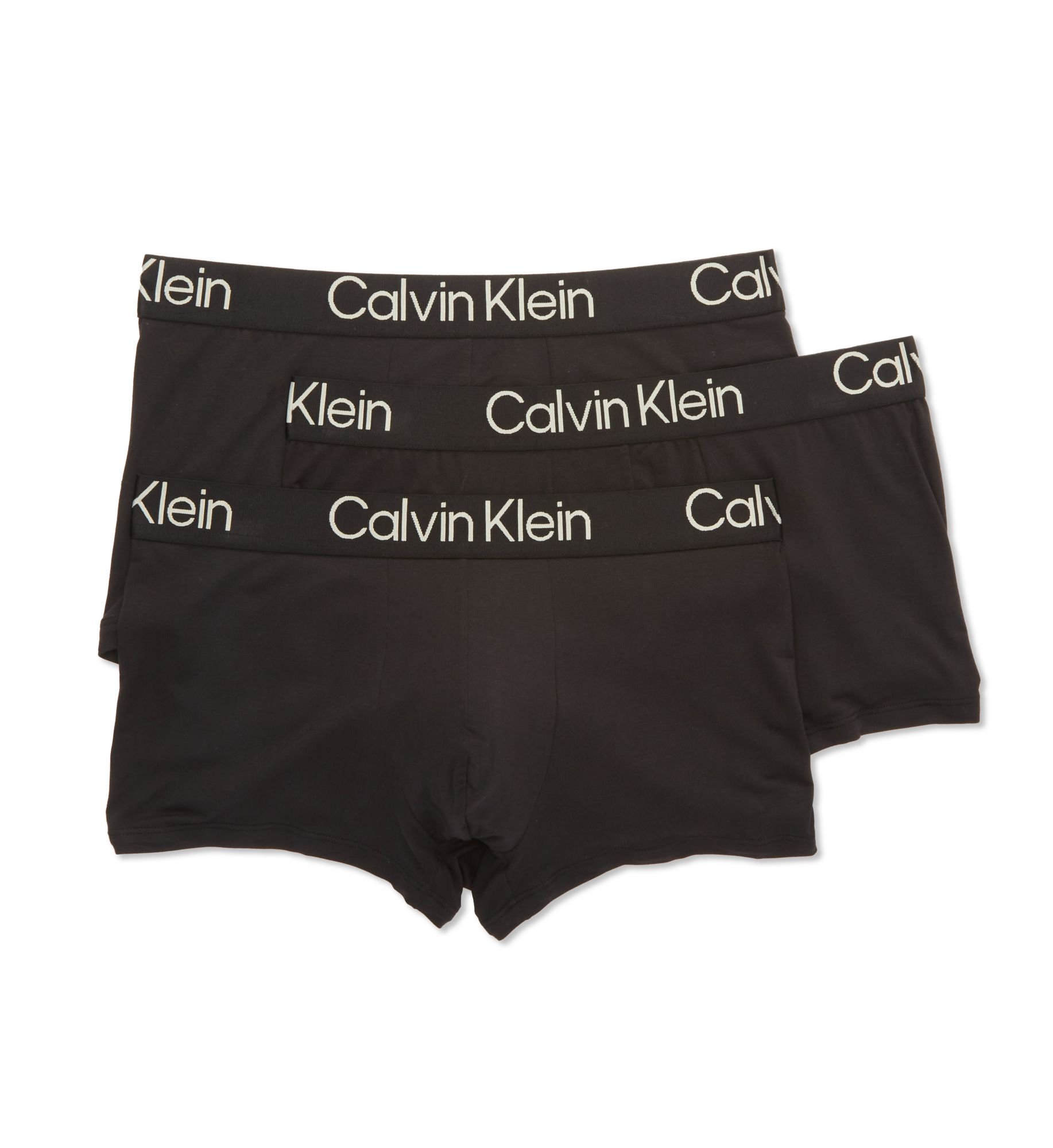 Calvin Klein Men's Ultra Soft Modal Trunk in Black (NB3187) | Size Large | HisRoom.com