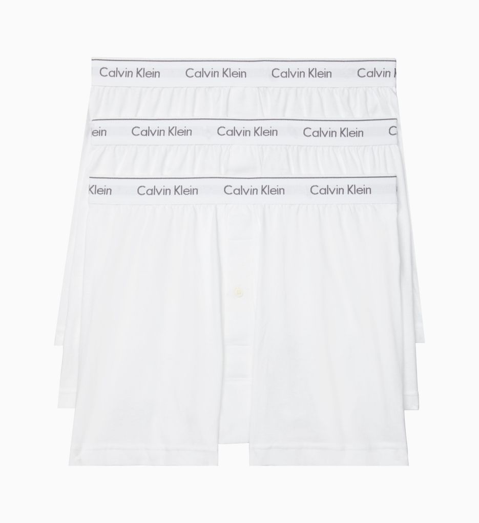 Calvin Klein Nb4005 Cotton Classic Knit Boxers 3 Pack Ebay