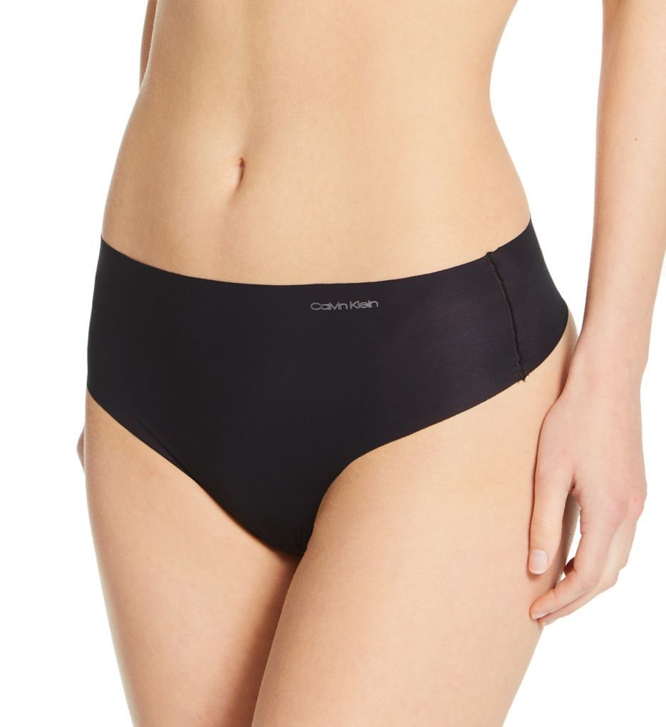 Calvin Klein Women's Invisibles High-waist Thong Underwear Qd3864