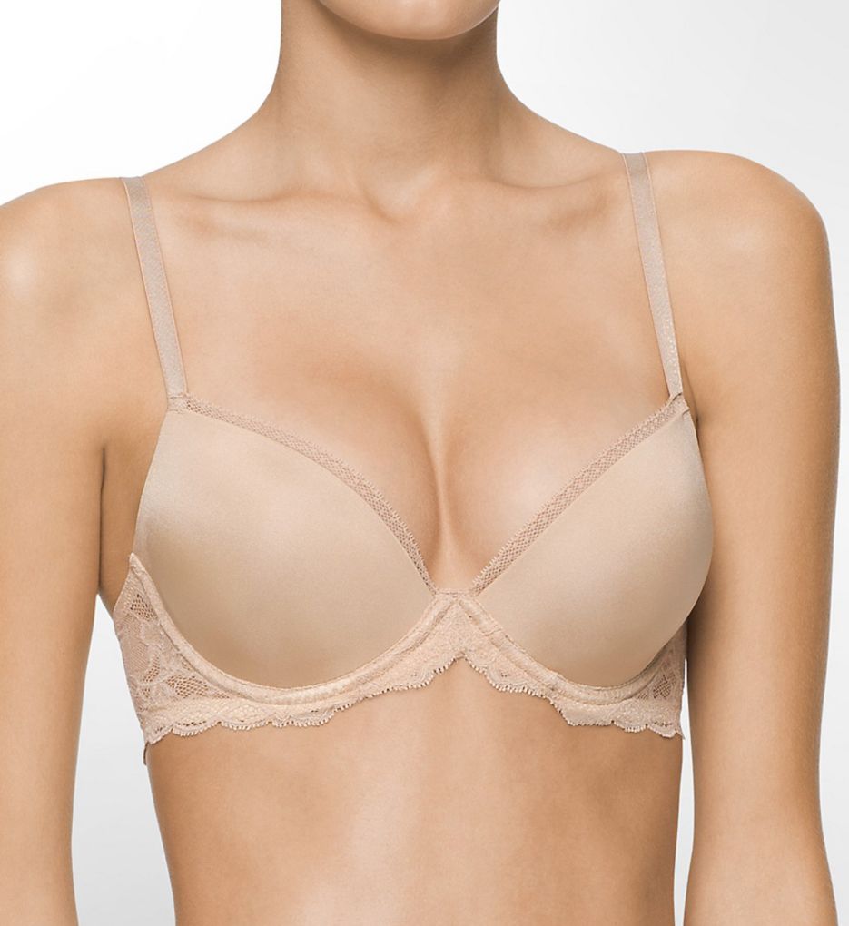 Calvin Klein Wireless Push-up Bra - Seductive Comfort in Blue