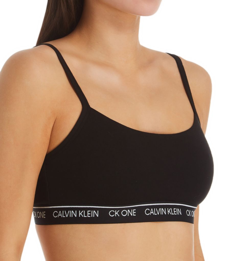 ck one cotton unlined bralette