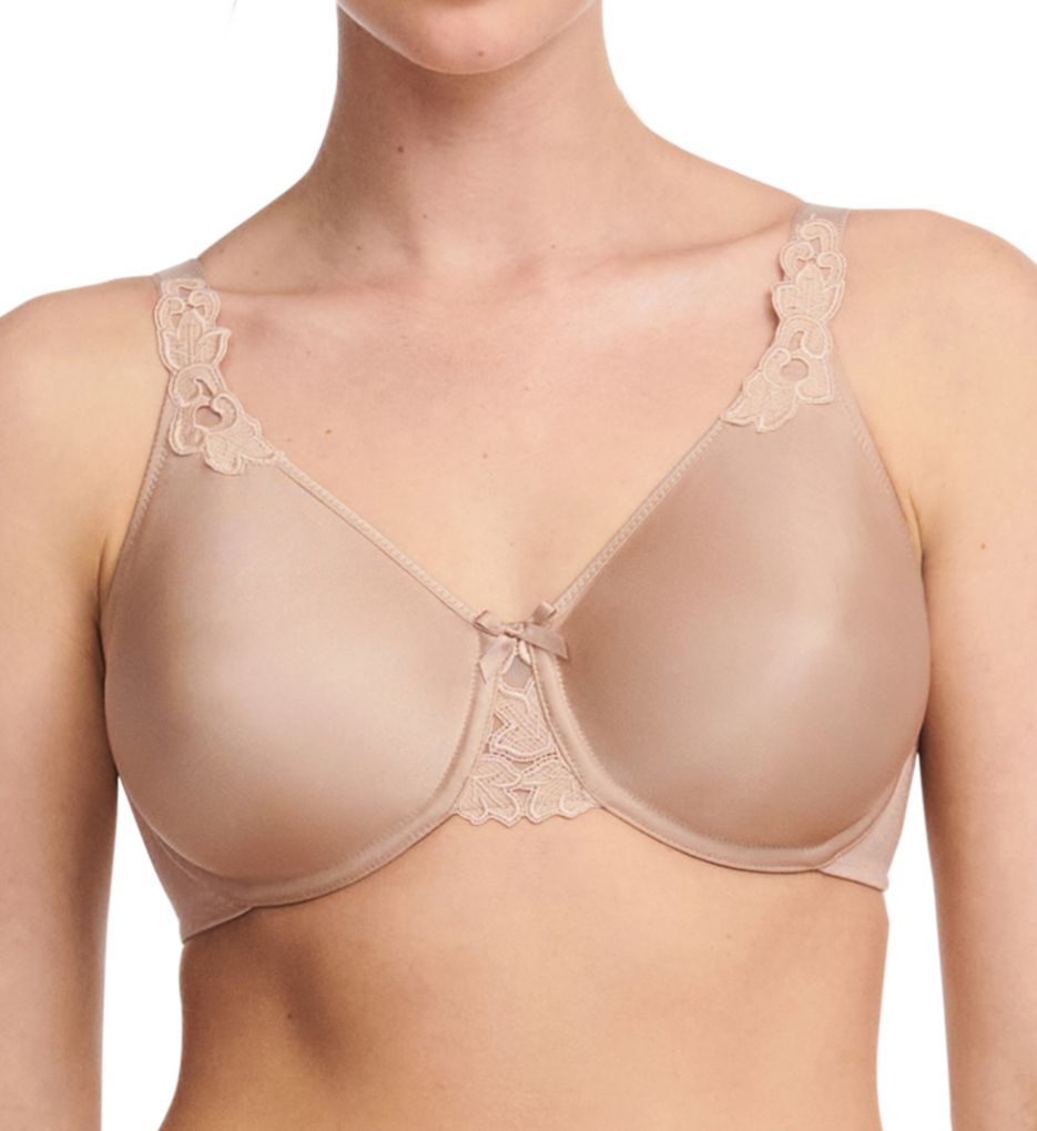 Chantelle Womens Hedona Underwired Moulded Cup Bra 38DD DD Ivory