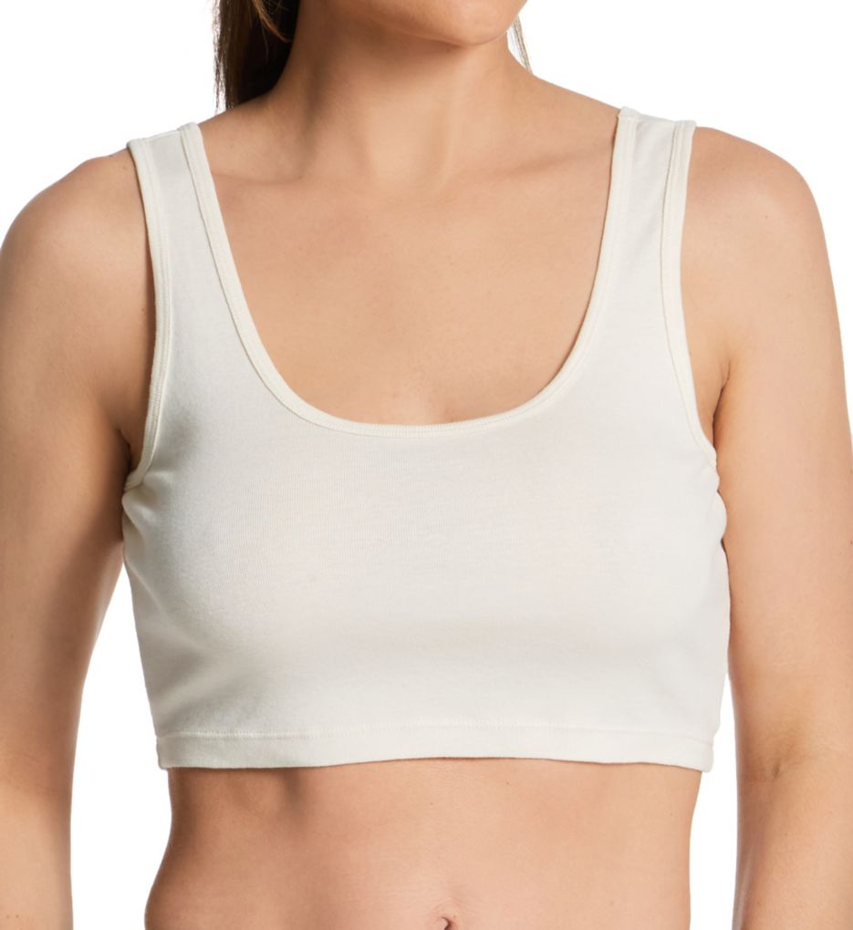 Cottonique 2232 100% Organic Cotton Rib Bra Liner