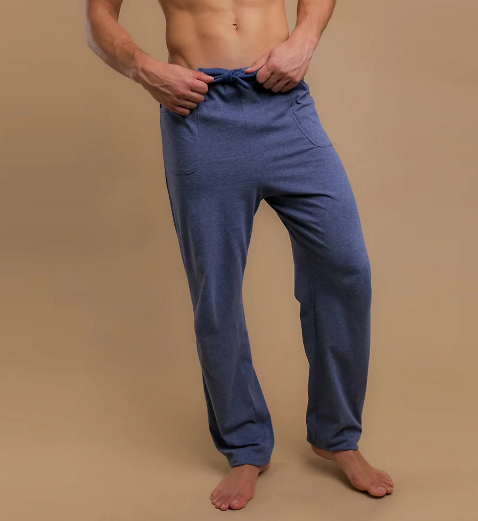 Cottonique M17708 Latex Free Organic Cotton Drawstring Lounge Pant - Picture 2 of 4