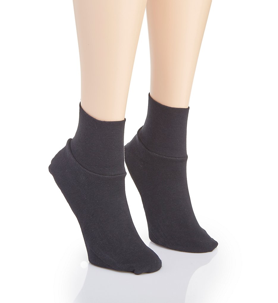 Cottonique M27700 Latex Free Organic Cotton Booties - 2 Pack - Bild 2 von 4