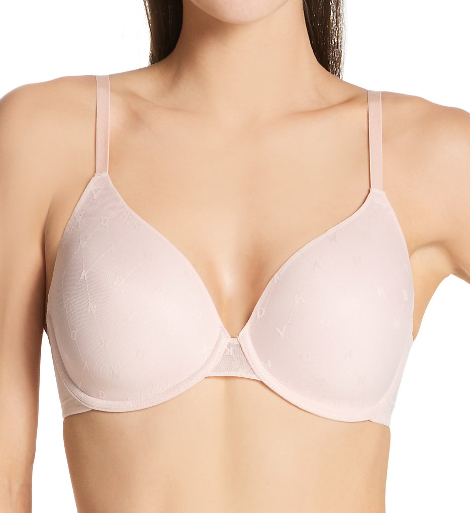 DKNY DK7501 Monogram Mesh Full Coverage Underwire Bra - Picture 2 of 3