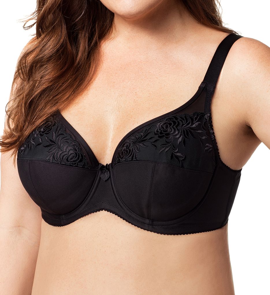 Elila Bra Underwire Embroidered Microfiber Style 2401-NU