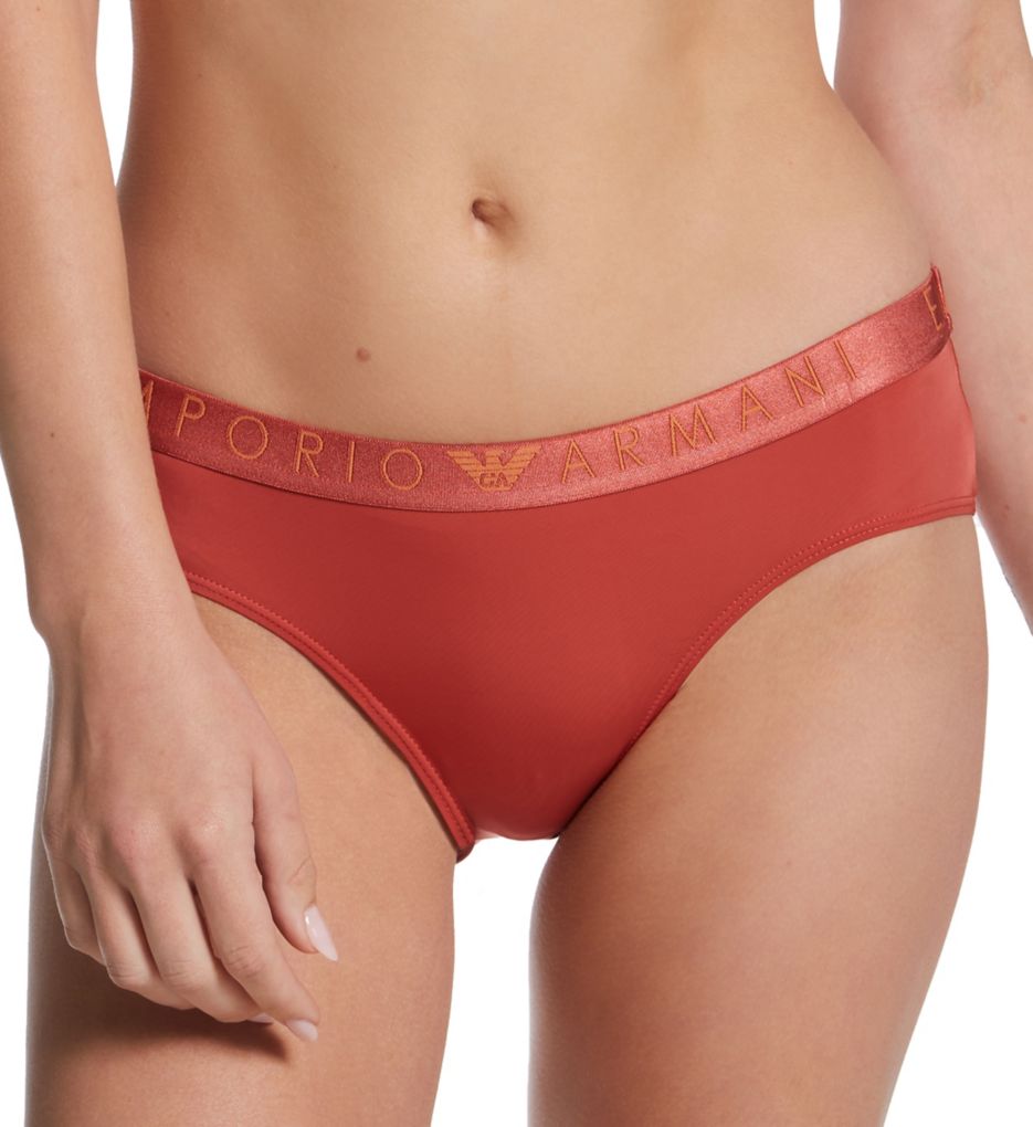 Emporio Armani Underwear Basic Microfiber Thong, Raspberry