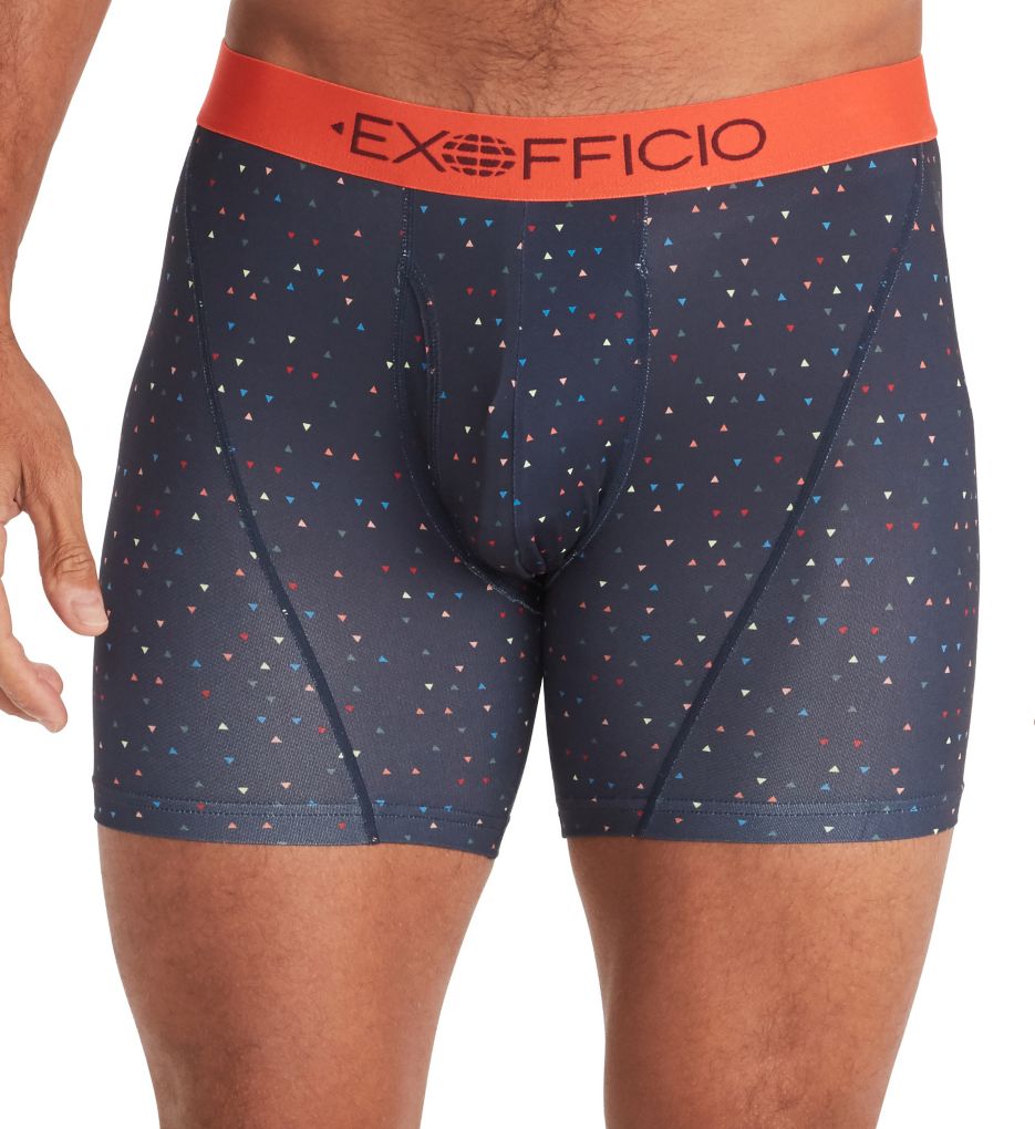 Exofficio Men Give-N-Go Sport Mesh 6 Boxer Brief W/ FLY Navy US size M-2XL  - Ultimate Encounter