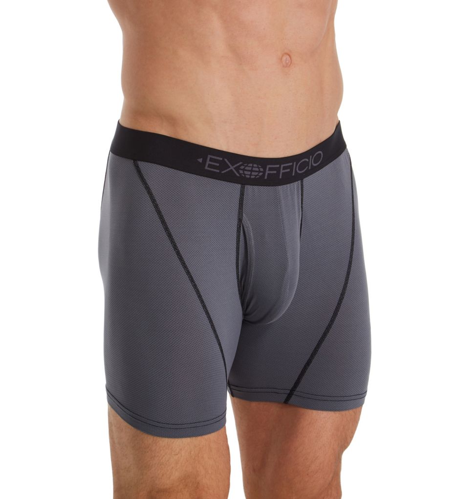 ExOfficio Men's Give-N-Go Boxer-Brief/Black - Andy Thornal Company