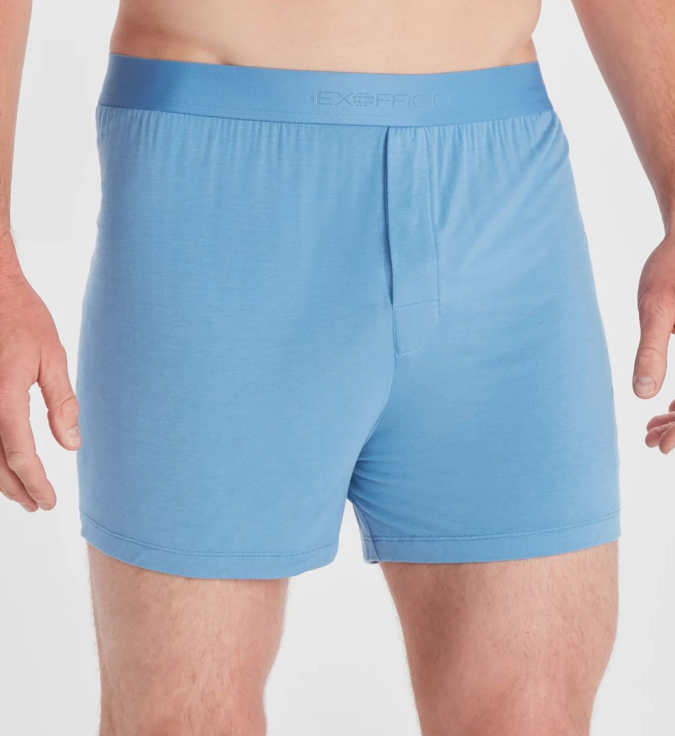 Ex Officio Men's Everyday Breathable Wicking Anti Odor Boxer in Riveria (E14105) | Size 2XL | HisRoom.com
