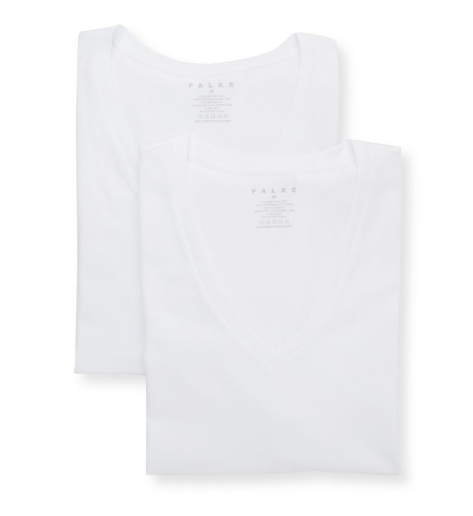 Deep V-Neck T-Shirt 2Pack