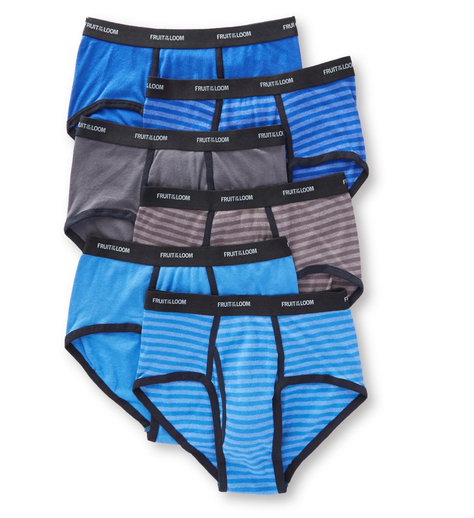 Fruit of the Loom 6-Pack Stripes/Solid Fashion Brief 6P4619
