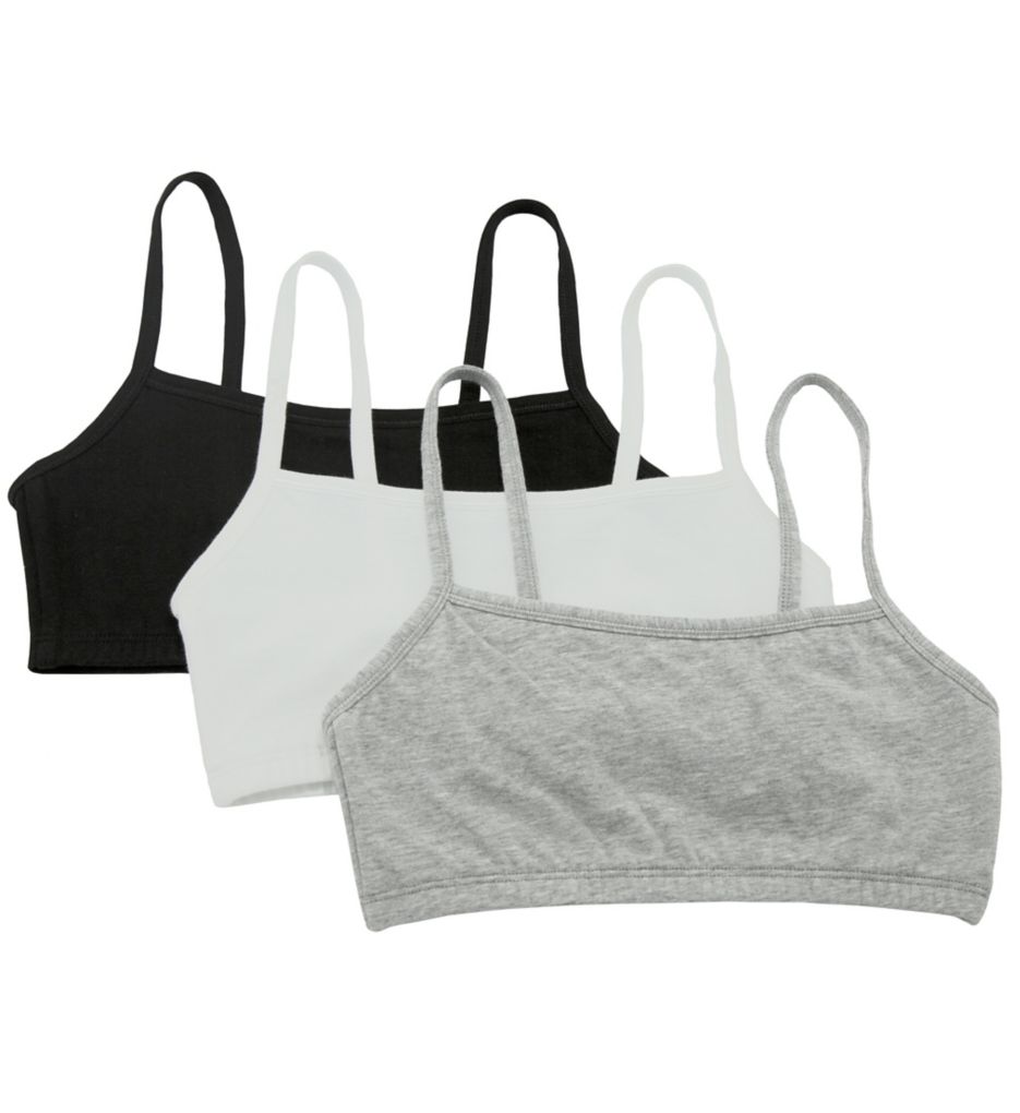 Fruit of the Loom Spaghetti Sports Bras (3-Pack)