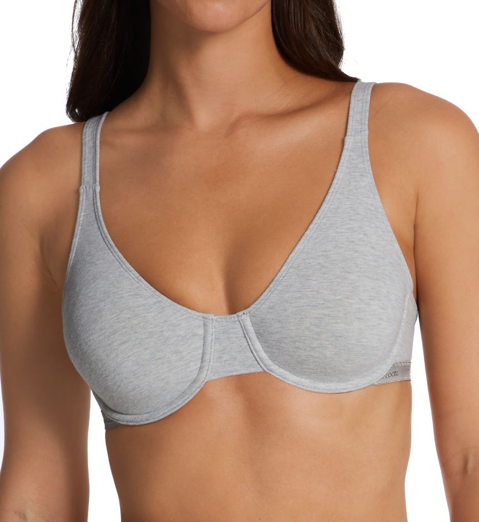 Fruit of the Loom Women's Cotton Unlined Underwire Bra, Heather Grey, 38C :  : Clothing, Shoes & Accessories