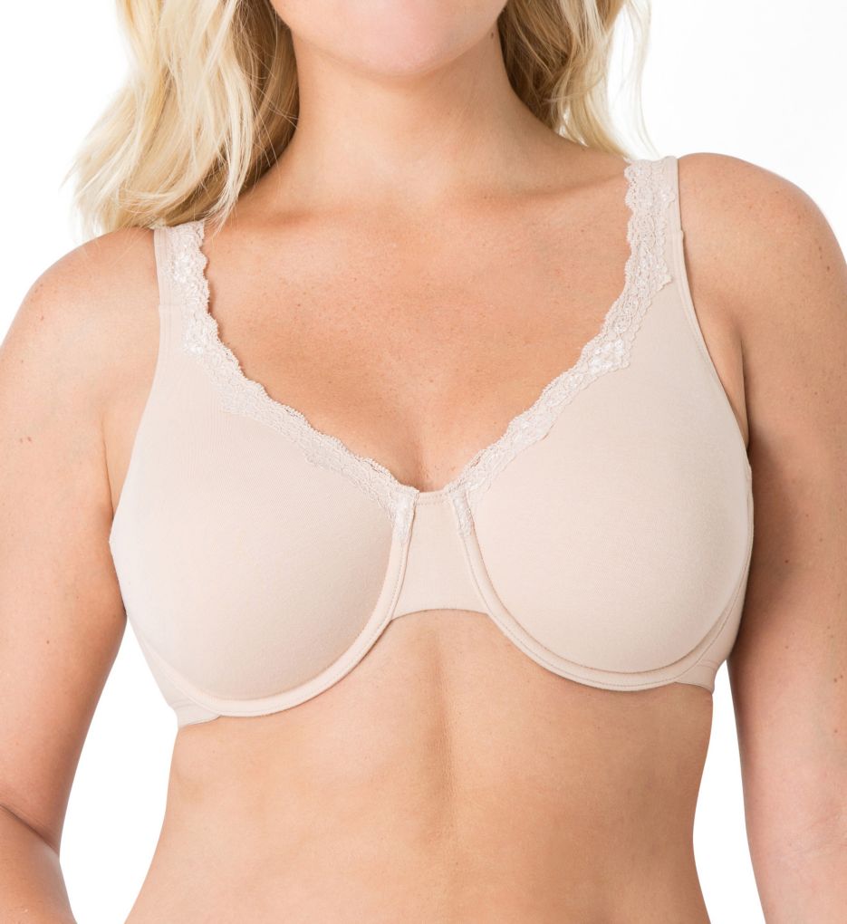 Triumph Lacy Minimiser Bra In Berry