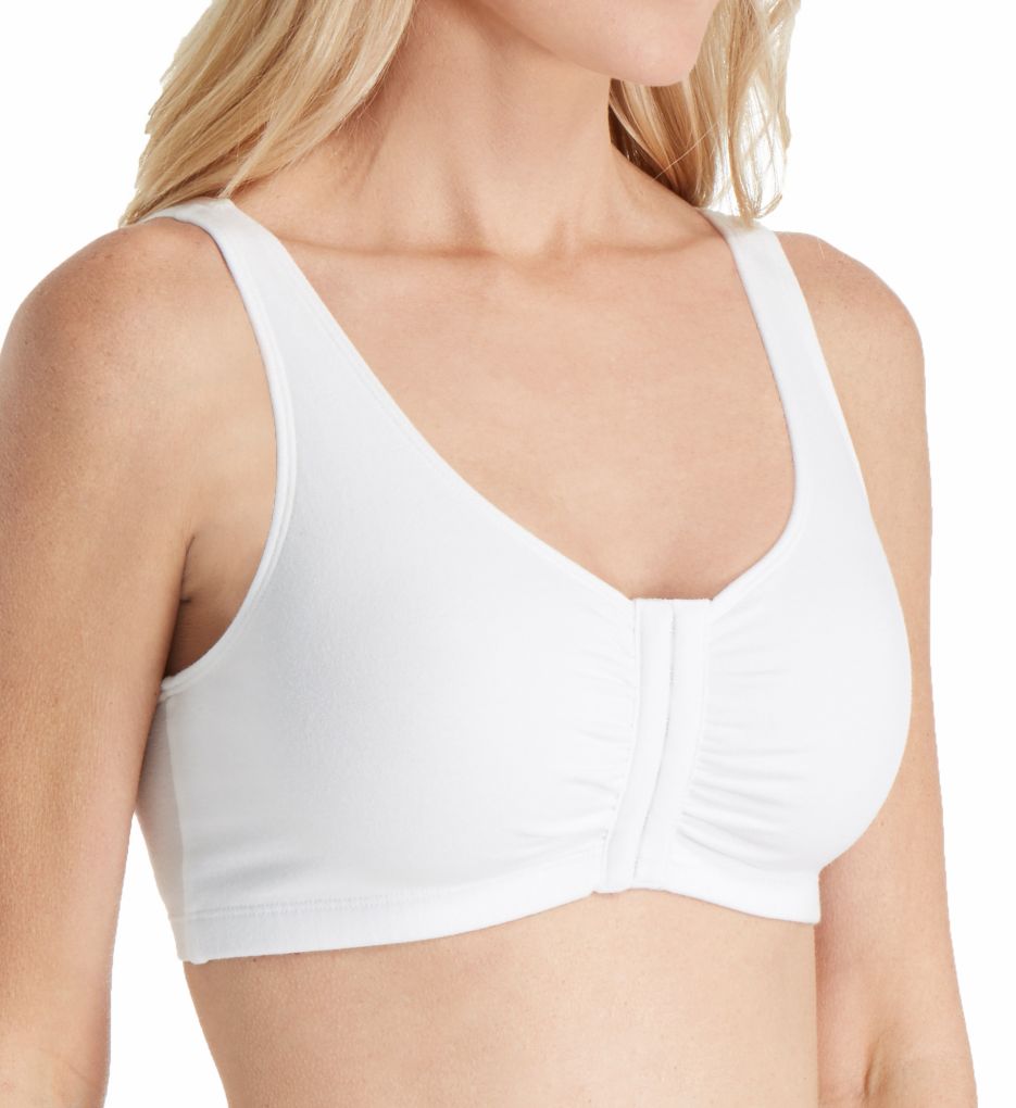 Fruit of The Loom Women's Front Close Builtup Sports Bra White 1 48 for  sale online | eBay