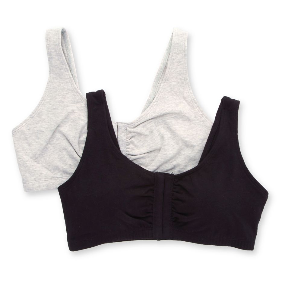 Fruit of The Loom Women's Front Close Sports Bra White/blushing Rose Size 36  1 for sale online