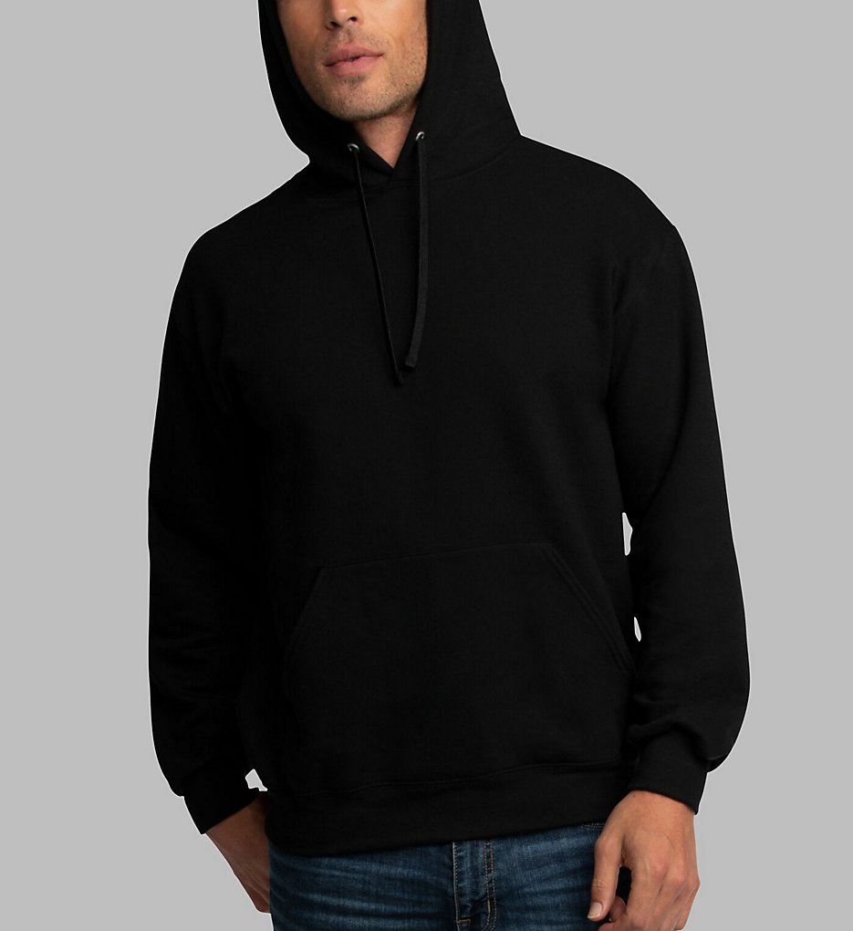 Fruit Of The Loom A13000M Eversoft Fleece Pullover Hoodie Sweatshirt - Picture 2 of 5