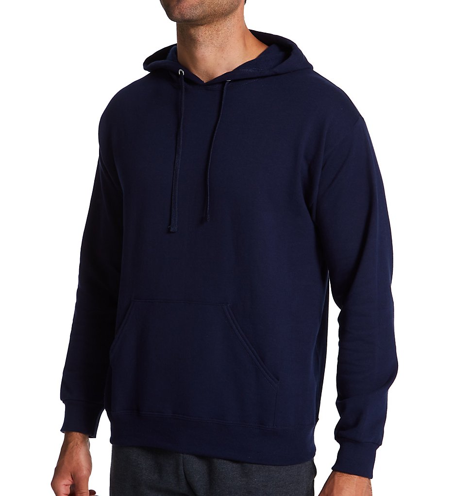 Fruit Of The Loom A13000X Big Man Eversoft Fleece Pullover Hoodie Sweatshirt - Picture 4 of 5