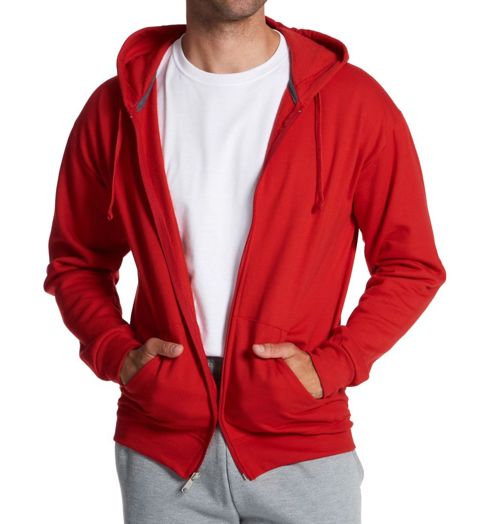 Fruit of the loom men's and big online men's eversoft fleece full zip hoodie jacket