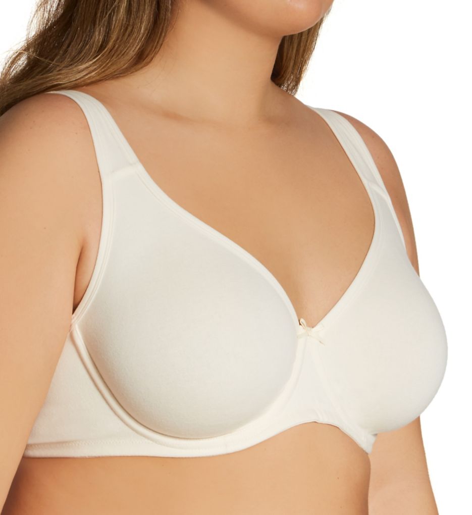 Fruit of the Loom Womens Plus-Size cotton Unlined Underwire Bra, Heather  grey, 46c