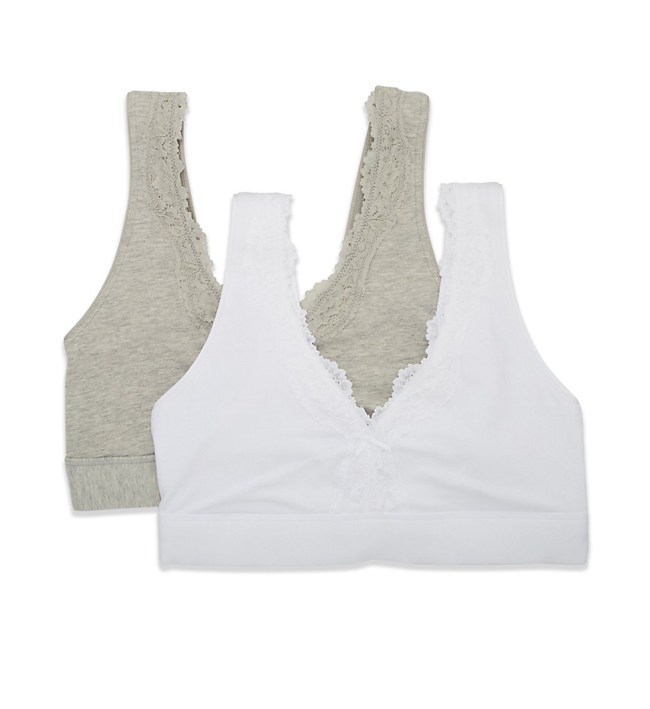 Fruit Of The Loom FT842A Wirefree Bralette - 2 Pack