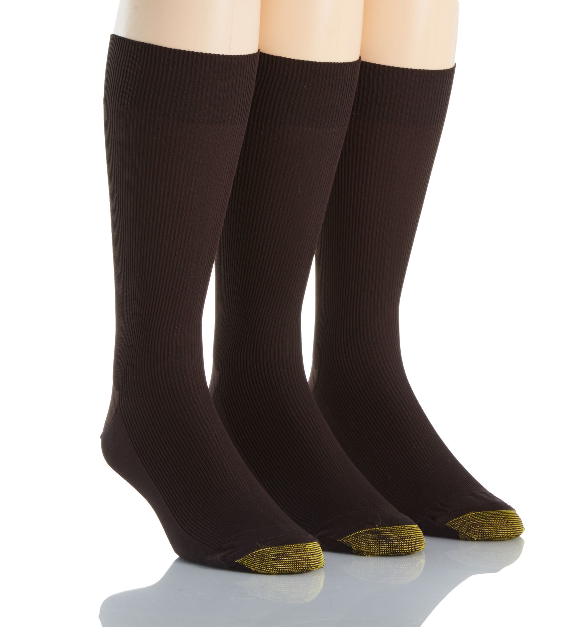 slim fit dress slacks GOLD TOE CANTERBURY BIG & TALL CREW DRESS SOCKS 3-PACK Dark Brown