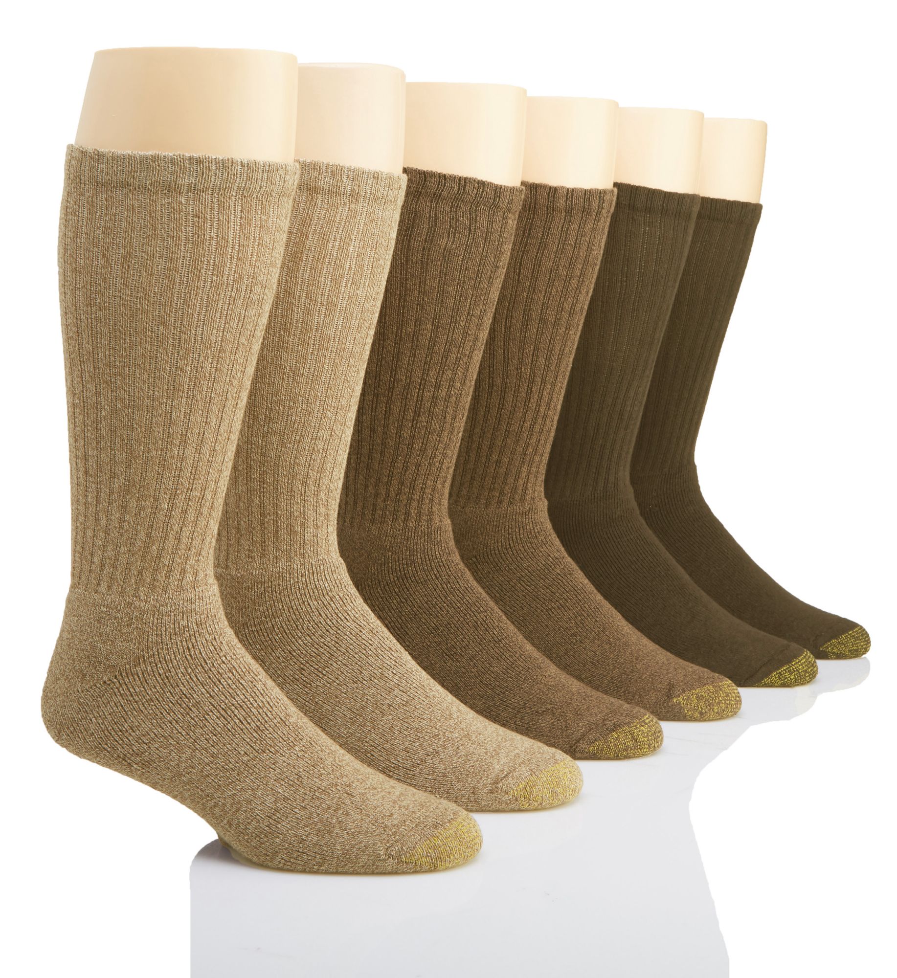 Gold Toe Men's Moisture Control Harrington Crew Sock (3400S) | HisRoom.com