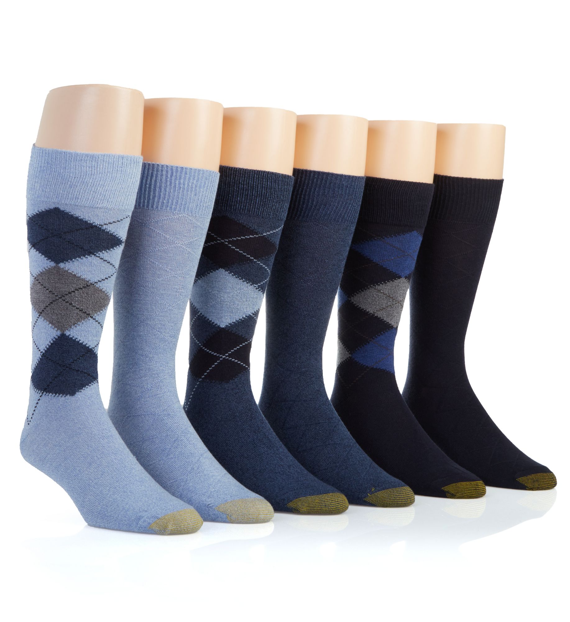 Gold Toe Men's Campbell Argyle Crew Socks (3715S) | HisRoom.com