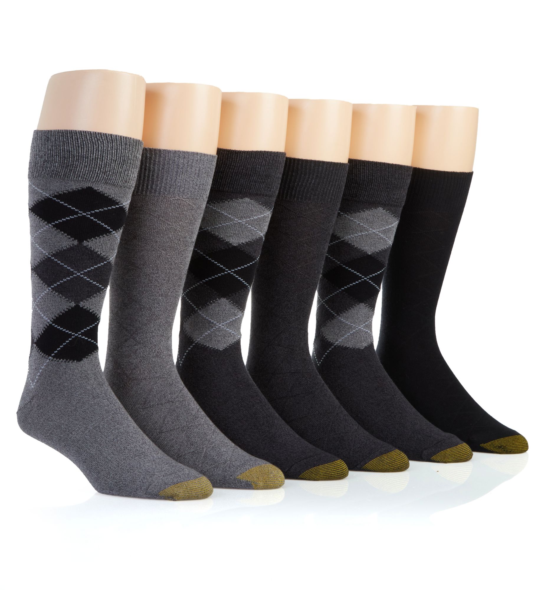 Gold Toe Men's Campbell Argyle Crew Socks (3715S) | HisRoom.com