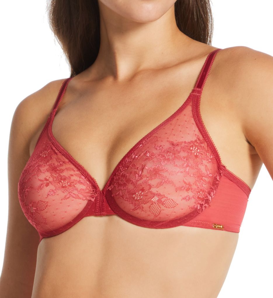 Gossard Glossies Lace 13001 Underwired Sheer Bra A-D Nude (NUD) 36B CS for  sale online