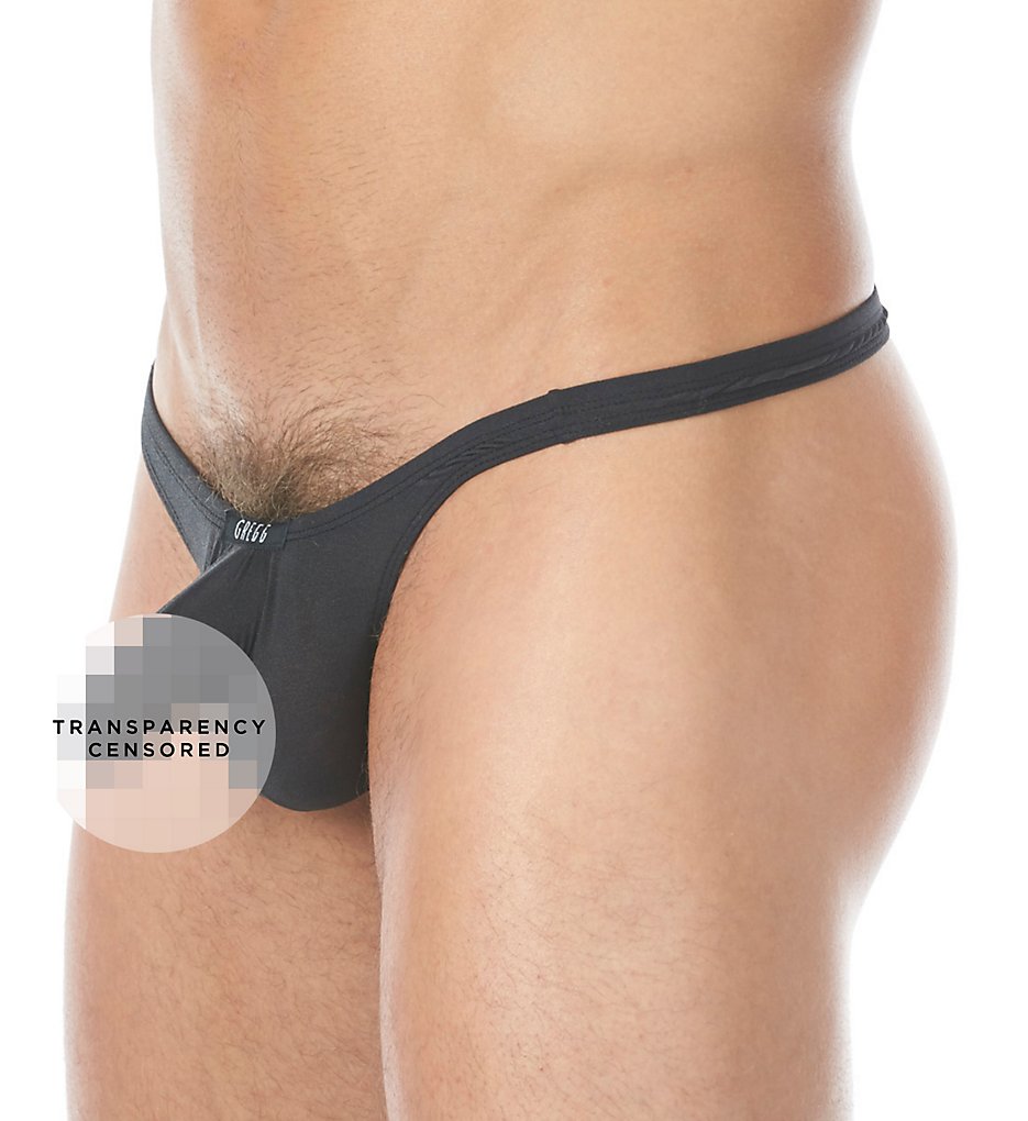 Gregg Homme 122804 Nude 8 Way Hyperstretch Thong - Picture 2 of 5
