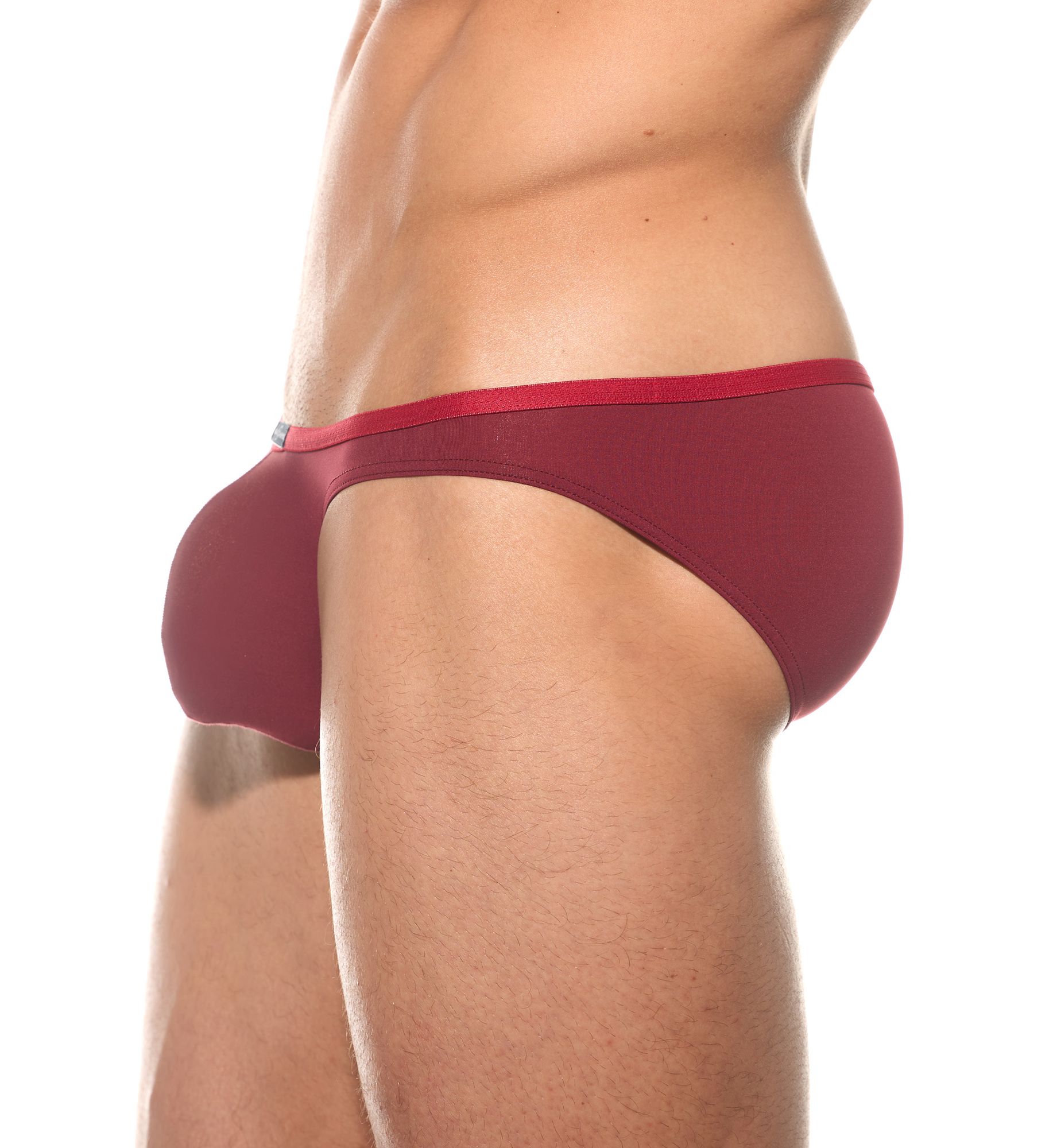 Gregg Homme Men's Yoga Breathable Brief | Microfiber, Polyamide/Lycra, Contour Pouch | Black, Size L