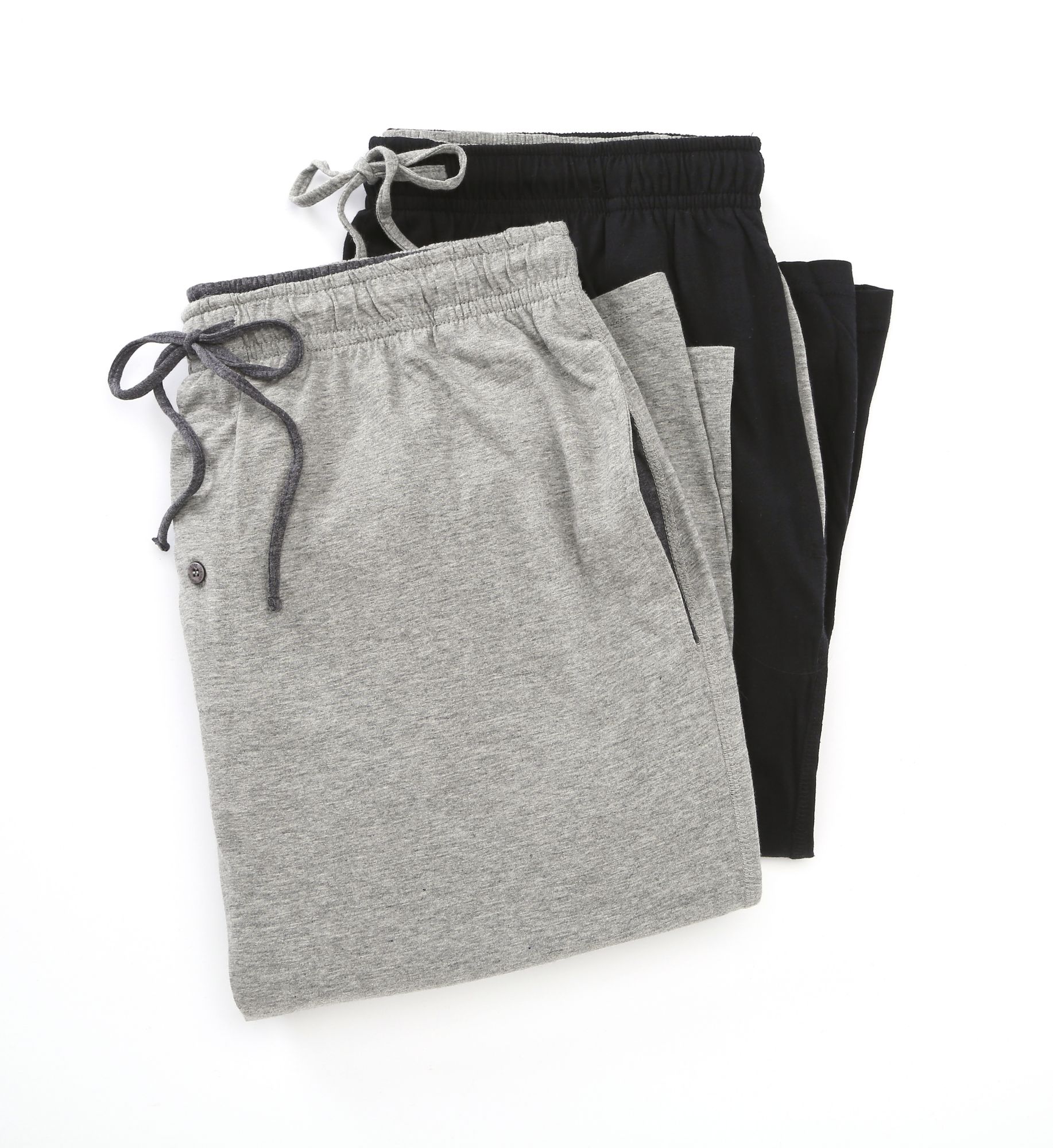 Hanes Men's Big Man Classics 100% Cotton Knit Pant - 2 Pack (4047B) | Size 4XL | HisRoom.com