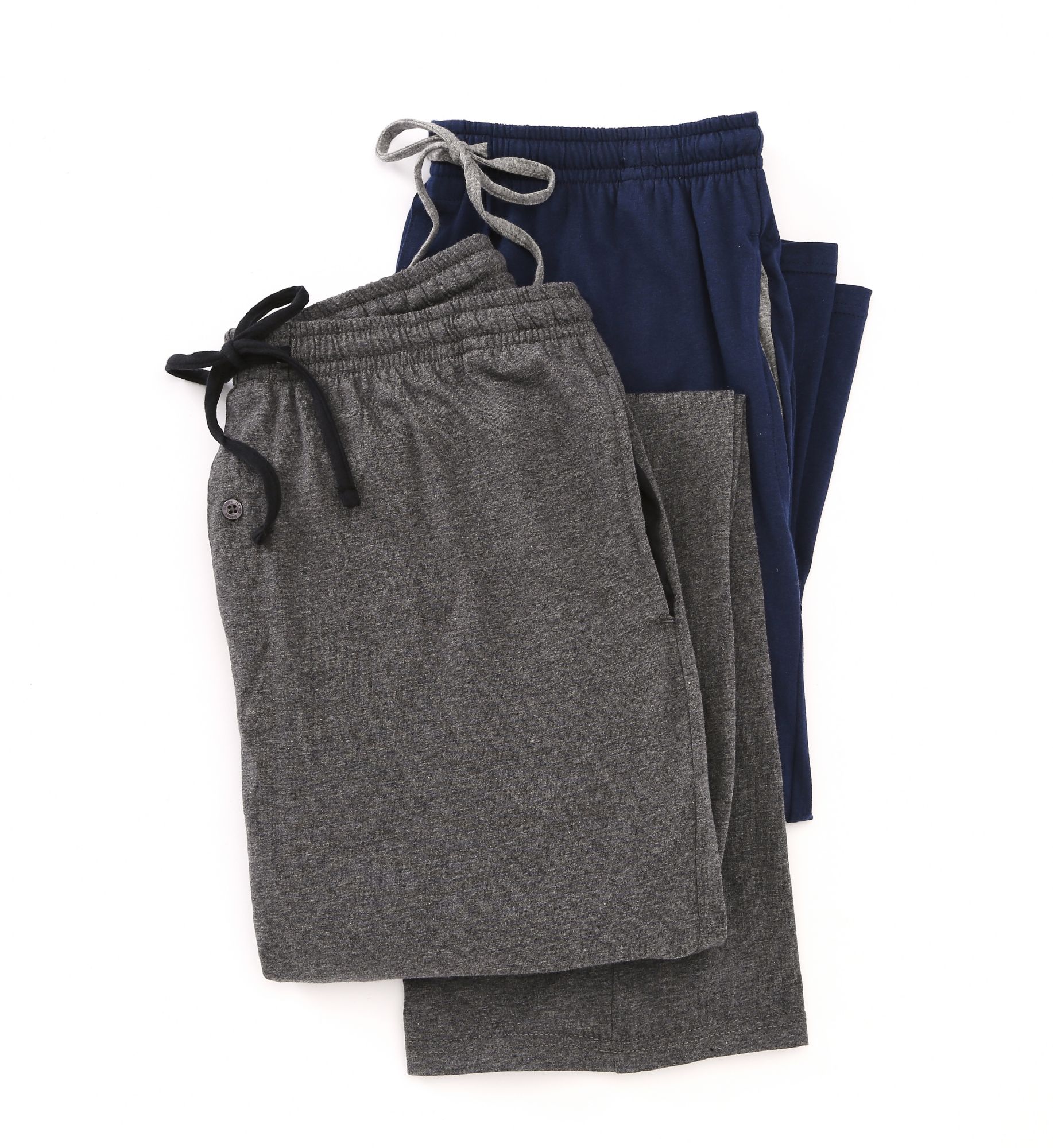 Hanes Men's Big Man Classic Cotton Blend Lounge Pant - 2 Pack (4047BA) | Size 5XL | HisRoom.com