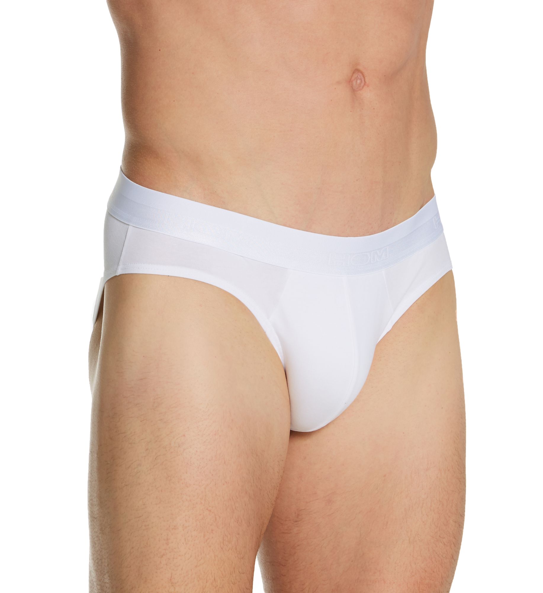 HOM Men's Classic Mini Brief in White (400204) | Size Medium | HisRoom.com