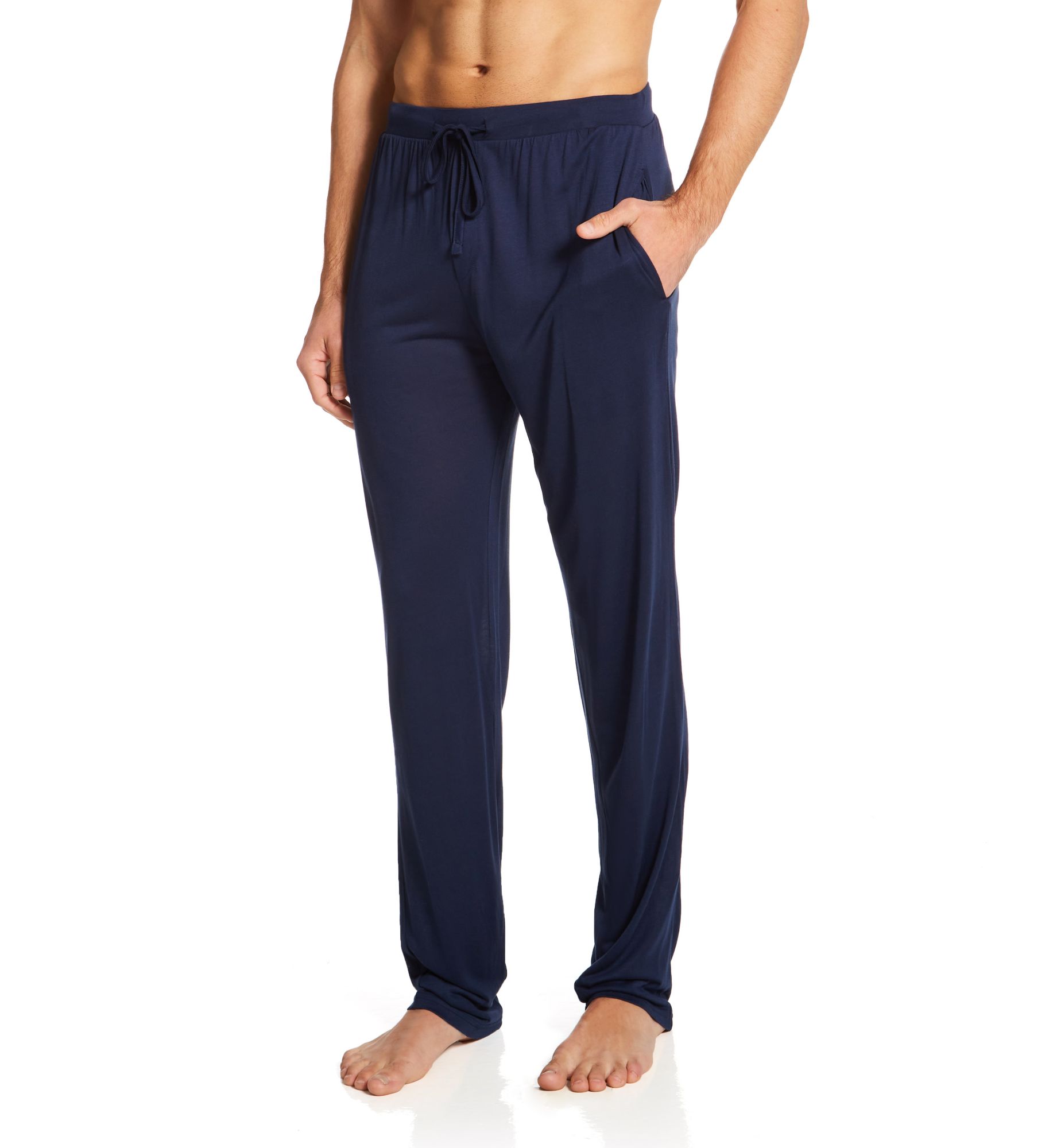 HOM Men's Cocooning Modal Lounge Pants in Blue (402186) | Size Medium | HisRoom.com