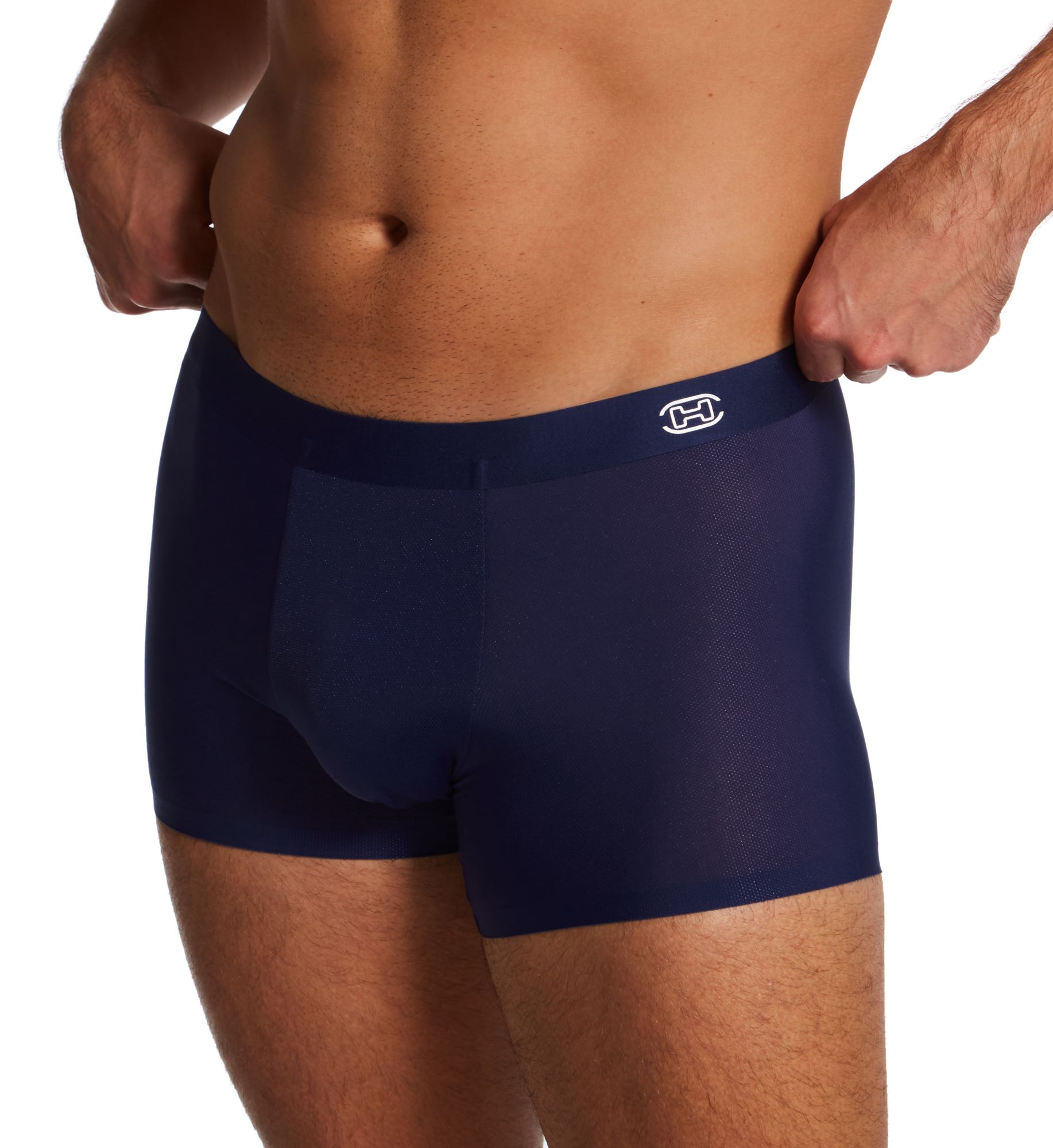 HOM Men's H-Fresh Comfort Boxer Briefs in Blue (402592) | Size Medium | HisRoom.com