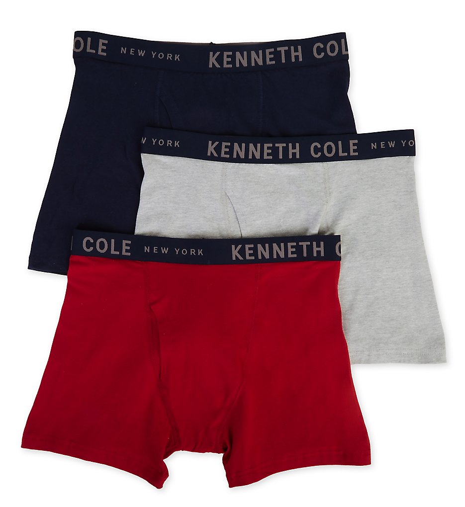 Kenneth Cole 52W1000 Classic Fit Cotton Stretch Boxer Brief - 3 Pack - Bild 5 von 5