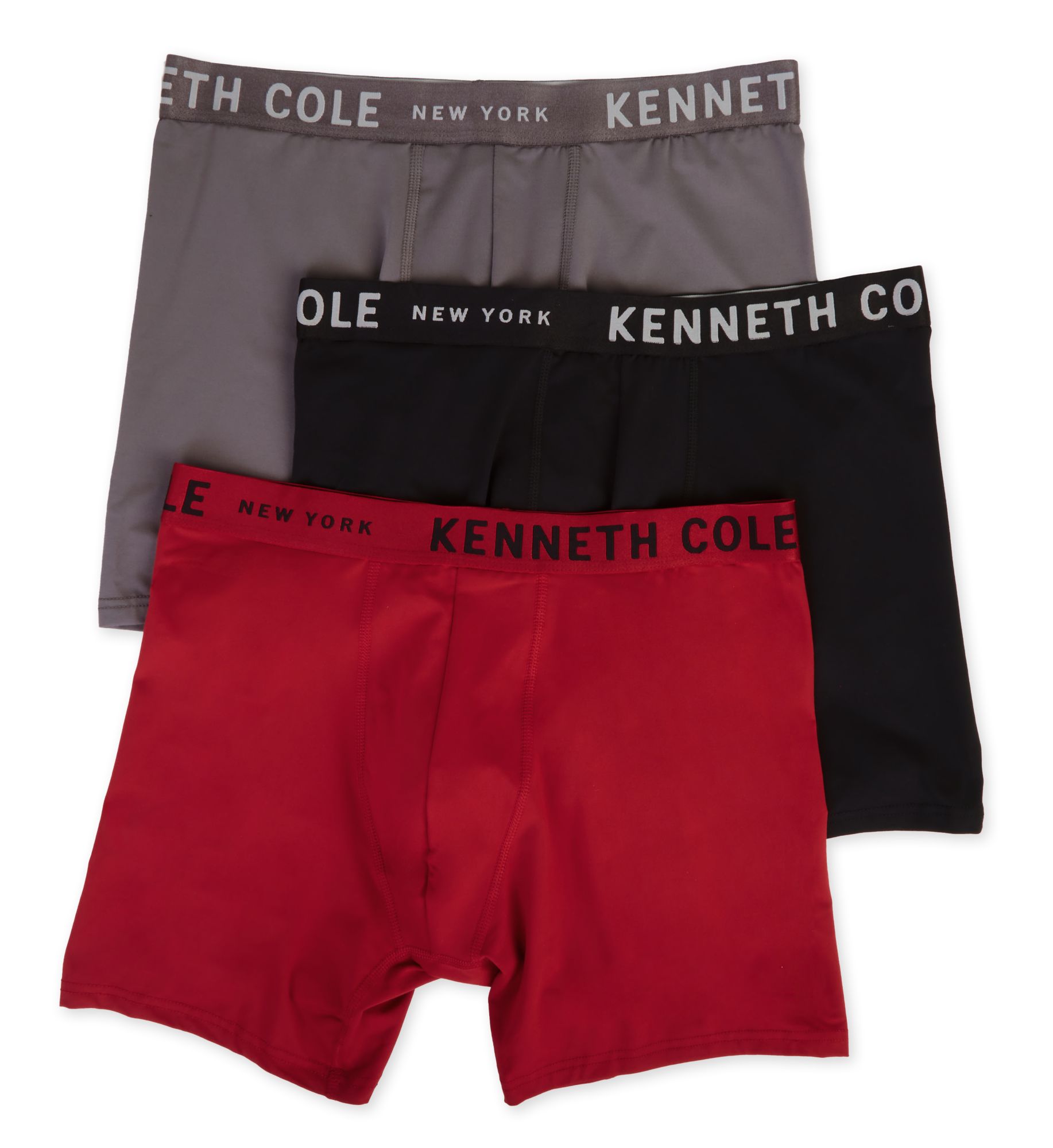 Kenneth Cole Men's Classic Fit Microfiber Stretch Boxer Brief(52W1017) | Size Medium | HisRoom.com