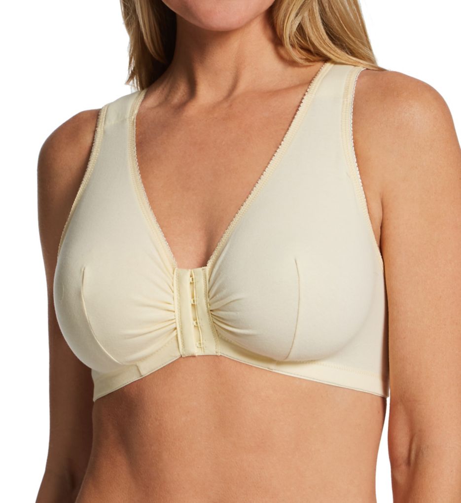 Leading Lady Meryl Wire Free Cotton Front Closure Leisure Bra