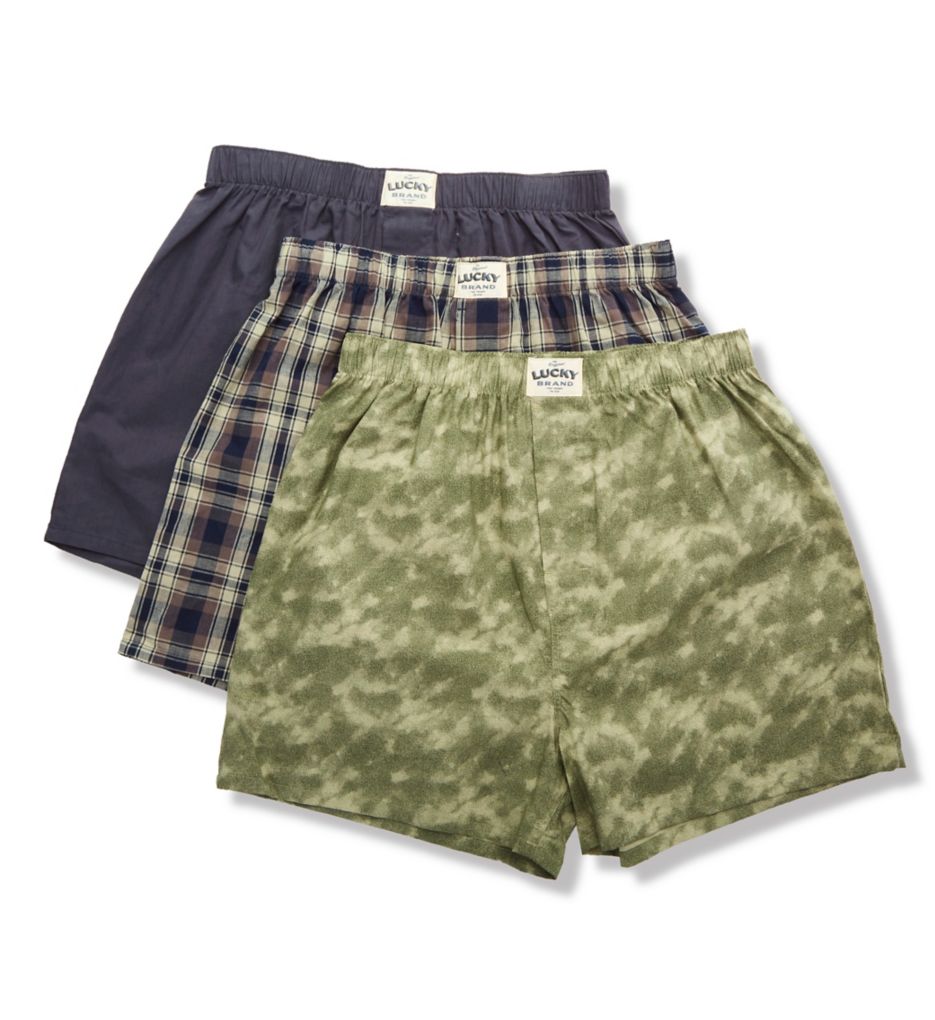 Lucky 211PB09 Core Woven Boxers - 3 Pack