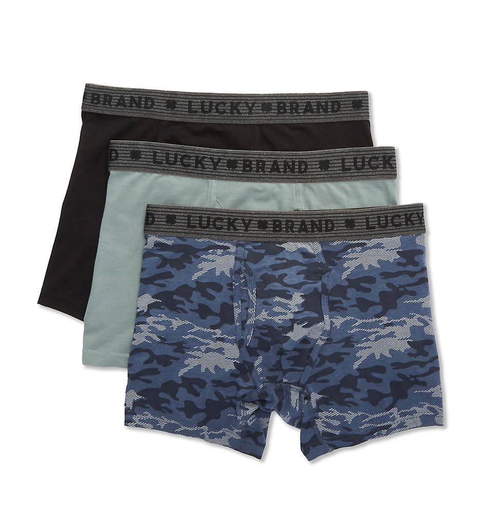 Lucky 213PB07 Stretch Boxer Briefs - 3 Pack - Picture 3 of 5